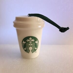Starbucks 2016 White and Green Logo Siren Ornament